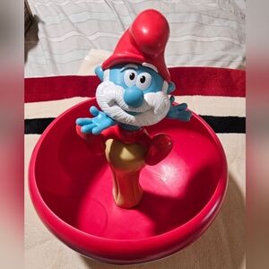 Smurfs Movie 2025 Regal Cinema PAPA SMURF Mushroom Popcorn Bucket
